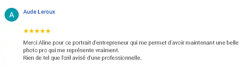 Aude-leroux-entrepreneurs-avis-google